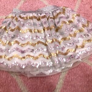 Gold & Silver Sequin Skirt